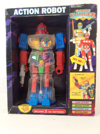 RARE VINTAGE SONIC RANGERS ACTION ROBOT 1994