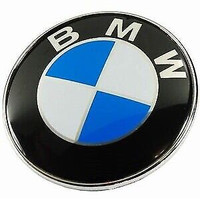 Brand New Sealed Car Hood Front Rear BMW Emblem Logo Badge 82mm