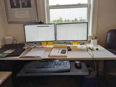 Large Desk w/ Credenza & Hutch, View more