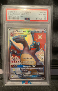 2019 Hidden Fates Charizard PSA 10