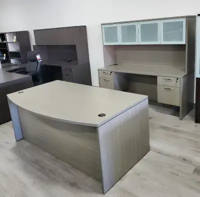 Executive Desk***NEW Akita Office Furniture Check what we have: Various styles available! --Color: A...