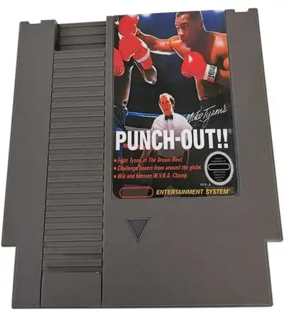 F&J Mike Tyson's Punch-Out!! 72 Pin NES Game Cartridge Pick up in Brampton near Sheridan College Dav...