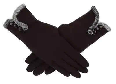 Women Touchscreen Fashion Winter Gloves (Cashmere, Size S-M), View more