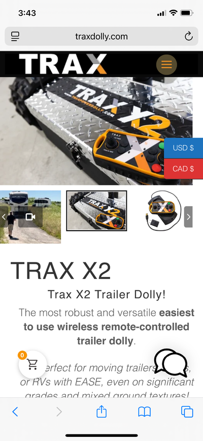 Trax X2 trailer Dolly System and accessories, View more