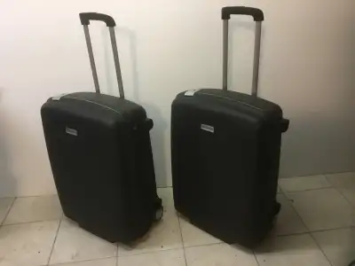 2  Med Wheel   Hardside  Luggage Suitcase 45 ea, View more