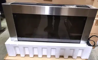 New FIREPLACE STAINLESS STEEL ELECTRIC 1350W