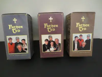 Father Ted Complete Award Winning Series Rare and hard to source British Series 3 Seasons in 3 VHS B...