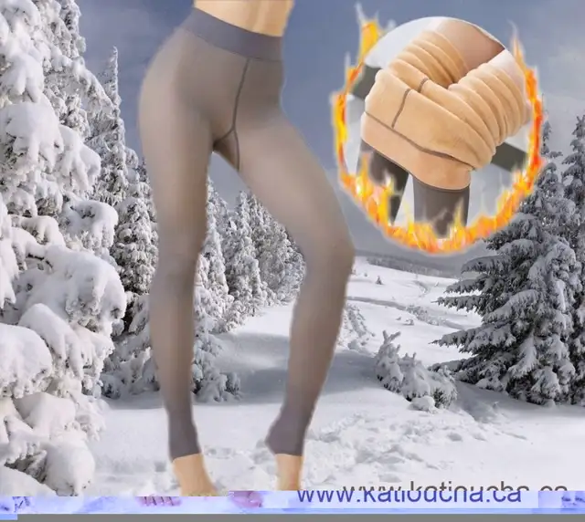 Leggings Thermiques Collants Chauds D'hiver faux Bas de Nylon... in Women's - Bottoms in City of Montréal - Image 5