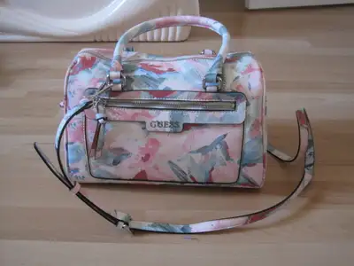 Guess Purse/Bag  - Multi-Coloured Floral Watercolour Type Design, View more