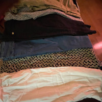 Pantalons Zara, NorthFace, Simons, etc