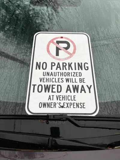 No Parking Sign, View more