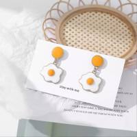 Brand new Fashion Fried Egg Earrings