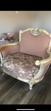 French Provincial Sofa, Love seat, Counch