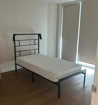 Twin-size bed used only two months, View more