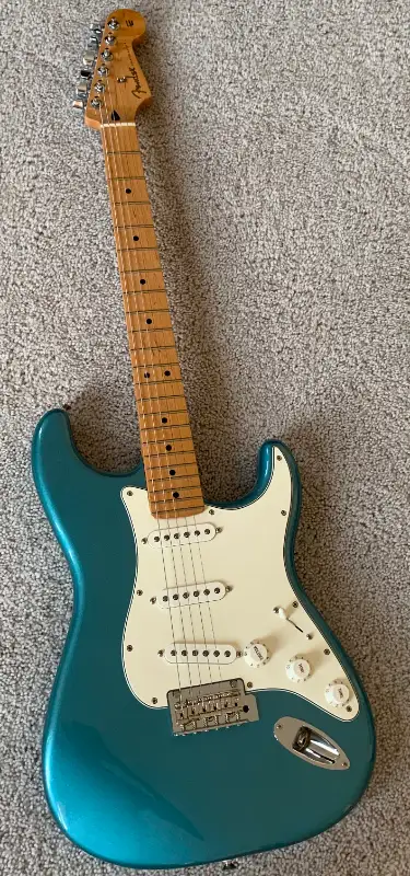 Fender player strat guitar., View more