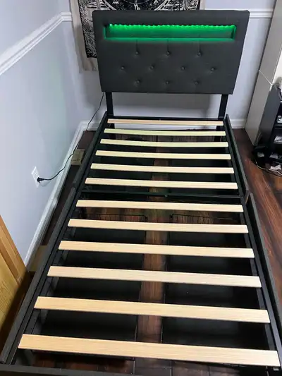 twin size bed frame, View more