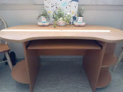 Desk with shelves, View more