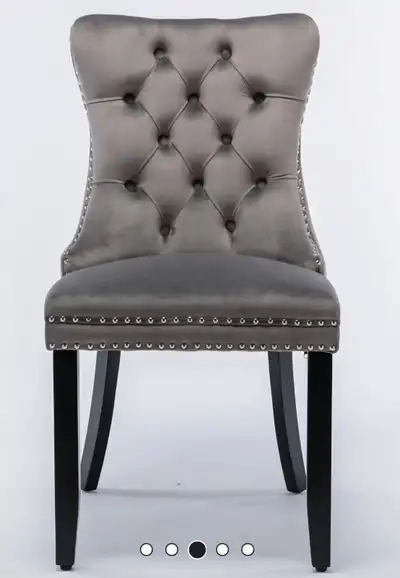 Elegant Velvet Wingback Dining Chairs – Modern Luxury Style, View more