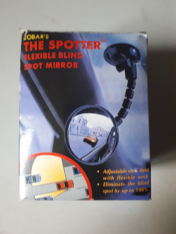 THE SPOTTER - FLEXIBLE BLIND SPOT MIRROR - CAR TRUCK BOAT in Other in Annapolis Valley