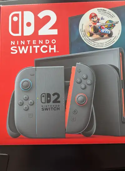 Nintendo Switch 2 Mariokart World Bundle (New/Nouveau), View more