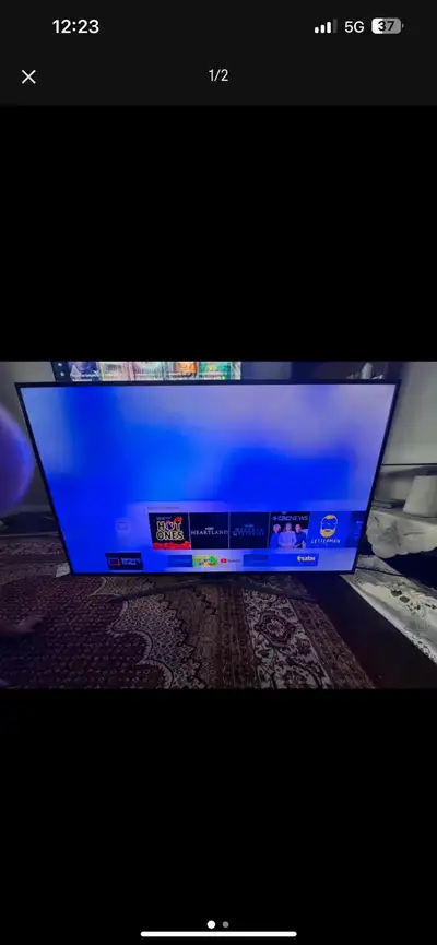 I have in brand new condition tv with stand $800 interested please contact 7802179267