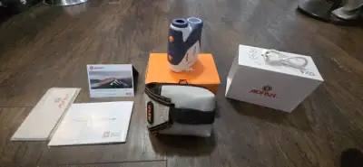 Like-new AOFAR GX6 rechargeable golf rangefinder in excellent condition and complete with the carryi...