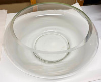 Glass Punch Bowl with 12 Glass Cups