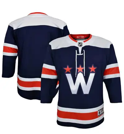 NEW Washington Capitals Alternate Hockey Jersey - Youth S/M, View more