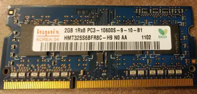2GB LAPTOP DDR3 RAM, View more