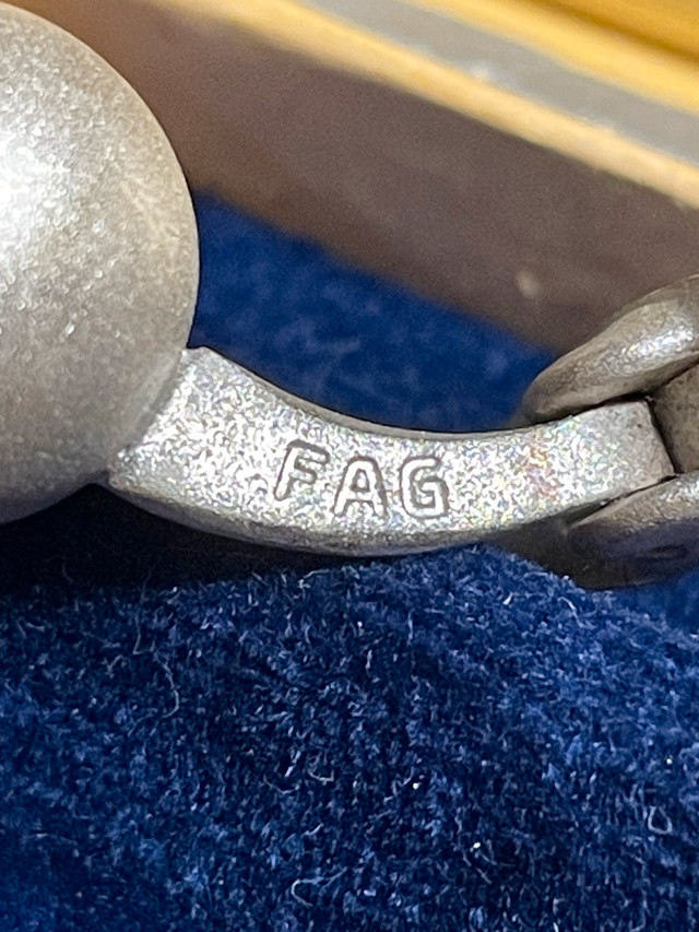 Vintage Fischer Bearing, FAG, .835 Silver Cufflinks in Jewellery & Watches in Stratford - Image 3