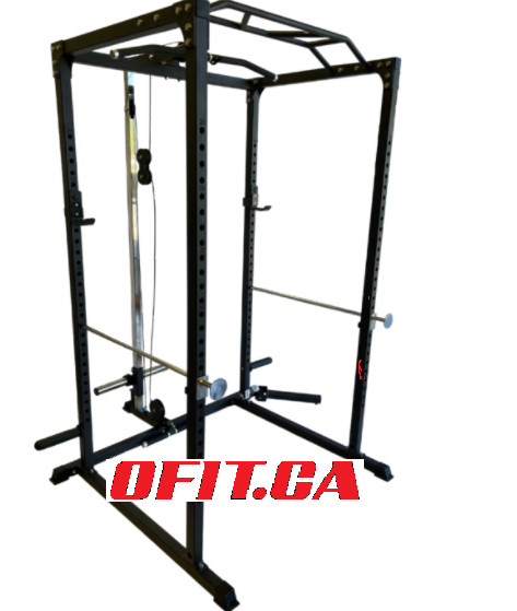 $200 off Brand New Power Rack with Lat Pulldown/Low Row OFIT.ca in Exercise Equipment in Markham / York Region - Image 3