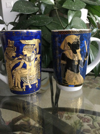 Stunning Handmade New Egyptian Mugs by Fathi Mahmoud