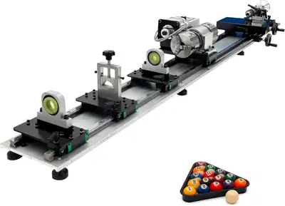 2-Head 2-Track Billiard Cue Repair Lathe Machine028366, View more