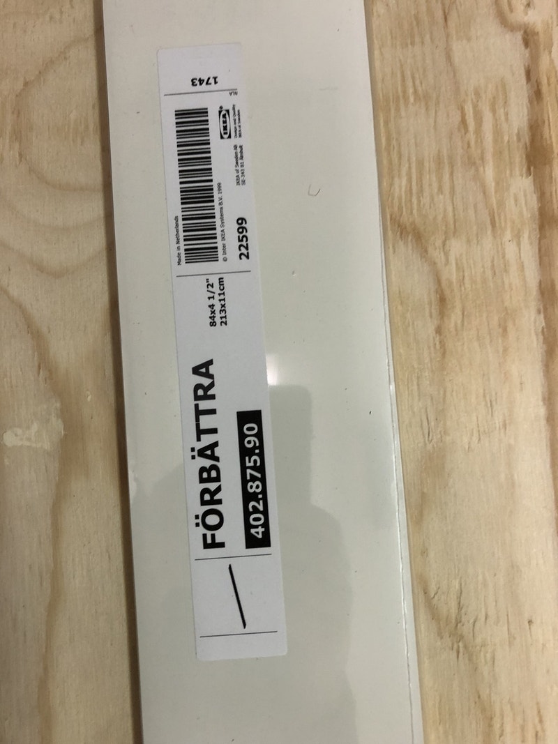 Plinthes IKEA Basebords Armoires et revêtements de comptoir Ville de Montréal Kijiji