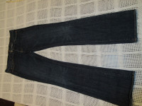 7 seven for all mankind, size 30 X 34, bootcut blue jeans