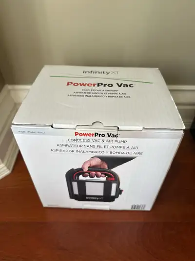 Aspirateur sans fil et pompe à air Infinity X1 (Vendu 1, reste 1, View more