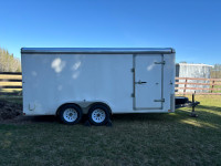 2018 7x16 enclosed cargo trailer 