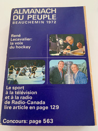 Almanach du peuple Beauchemin 1972