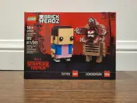 LEGO 40549 Stranger Things Demogorgon & Eleven Brickheadz (BNIB)