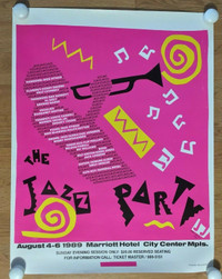 Jazz Party Marriott Hotel Mpls Alex Boies (Reprint Signed)-1989