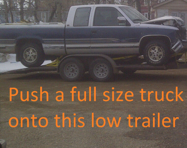Tandem Axle Beaver Tail Low Boy Car Trailer to borrow $ Rent in Cargo & Utility Trailers in Saskatoon - Image 2
