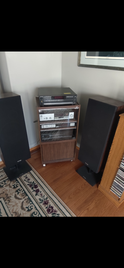 Stereo, speakers, cd,s & stands!, View more