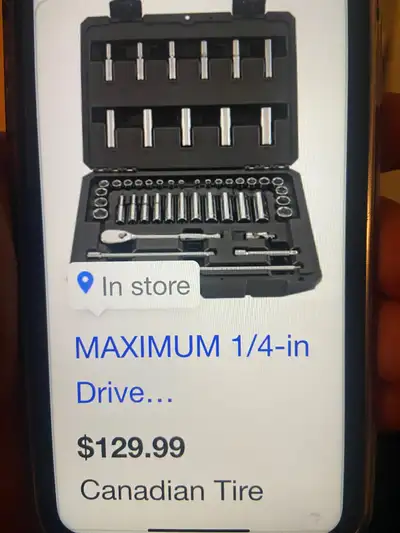 Maximum 1/4 - in Drive Professional Grade Socket Set, View more