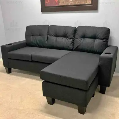 Modern L-Shaped Sectional Sofa - Free Delivery!, View more