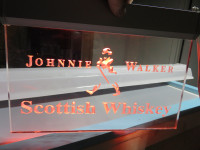 Johnnie Walker Scottish Whisky Fluorescent Sign