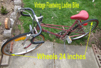Vintage 1979 Fleetwing Girls Bike