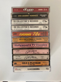 Lot of Vintage Cassettes Excellent Quality - Great Compilations!