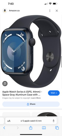 Apple Watch Series 6 44mm gray trade 