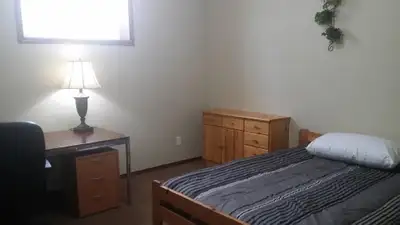 IMMEDIATELY-Furnished BSMT ROOM FOR RENT with negotiable short term (minimum 3 months) or long term....