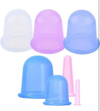 Silicone Massage Cupping, Anti-Cellulite Vacuum Cups, Home Sp